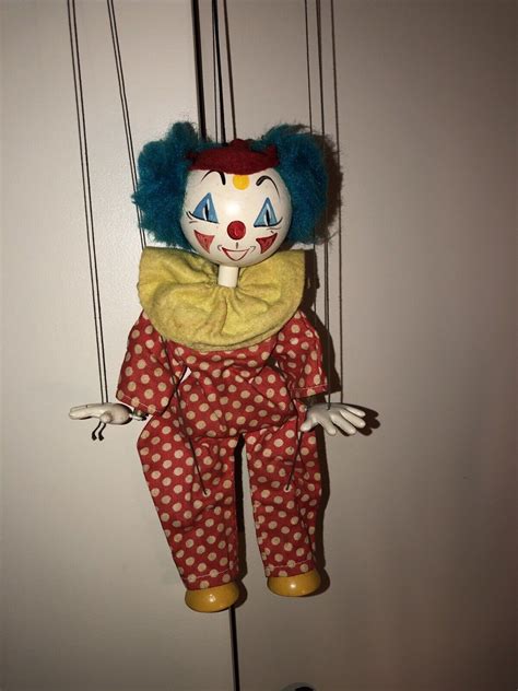 Vintage Collectable Small Pelham Puppet Jumpettes Junior Range Clown No