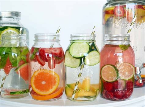 Spa Fruit Infused Detox Water Is Made With Fresh Fruits And Herbs That