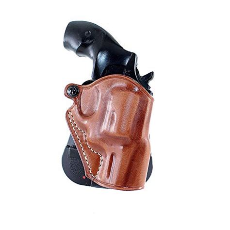 MASC Premium Leather Paddle Holster Open Top Fits Taurus 856 38 Spl