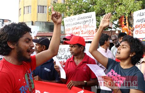 Protesting against IMF funds - The Morning - Sri Lanka News