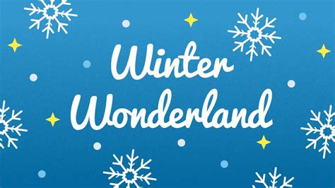 Winter Wonderland Banner Printable