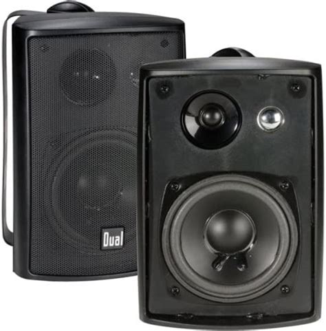 Dual Lu43pb Indooroutdoor Speakers Black Price Buy Dual Lu43pb