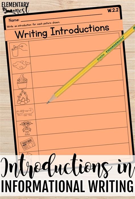 How To Teach Informational Writing Elementary Nest