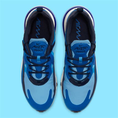 Nike Air Max 270 React Triple Blue Ci3866 400