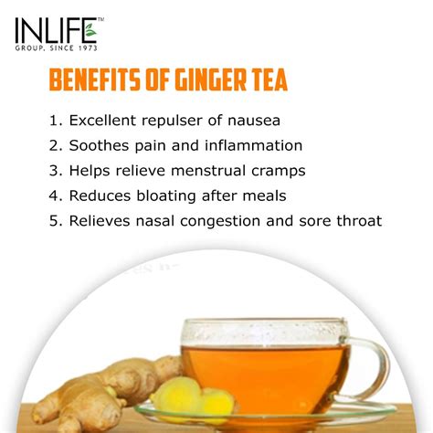 5 Health Benefits Of Ginger Tea Ginger Gingertea Healthtips