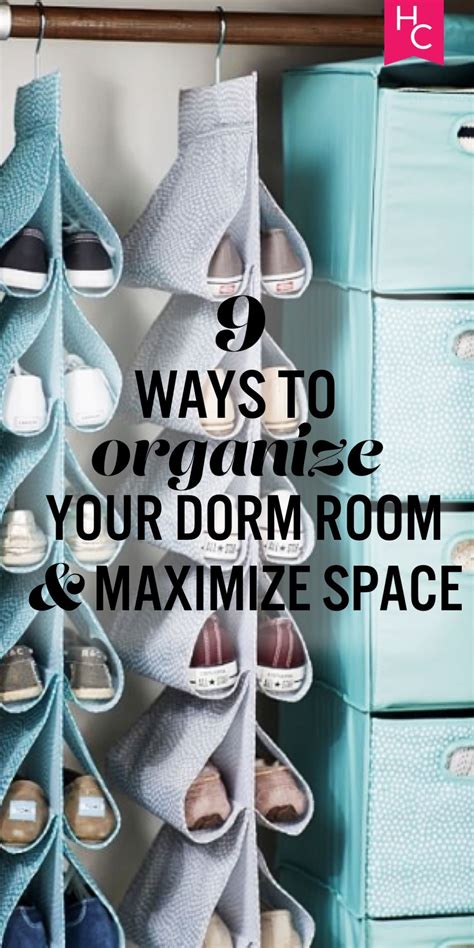 9 Ways To Organize Your Dorm And Maximize Space Dorm Room Diy Dorm Diy