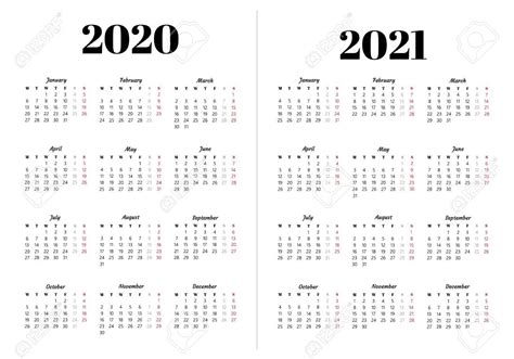 You may download these free printable 2021 calendars in pdf format. 20+ Calendar 2021 Black And White - Free Download ...