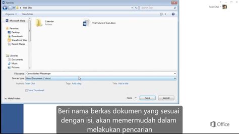 Mengelola Berkas Simpanan Dokumen Word