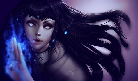 Hinata Hyuga Black Hair Naruto Hd Wallpaper