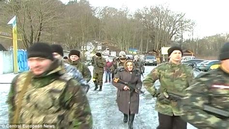 Ukrainian Grandmother Signs Up To Train Alongside Army Cadets Daily