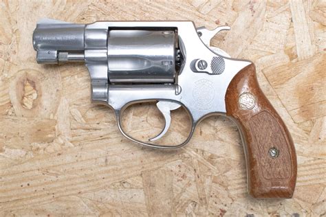 Smith And Wesson Model 60 No Dash 38 Special Police Trade In Revolver