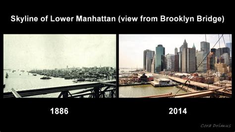 Side By Side Photos Show The Evolution Of New York City Business Insider
