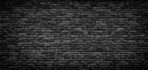 Black Brick Wall Texture Brick Surface As Background Stock Image