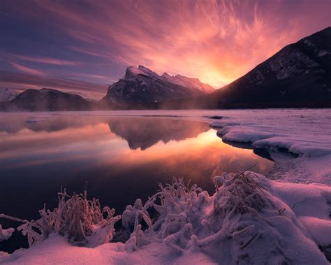 Interesting Photo Of The Day Chilly Winter Morning Sunrise Seriously