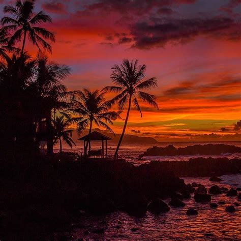Beautiful Sunset In Hawaii 🌴 Tag Someone Who Would Love To See This