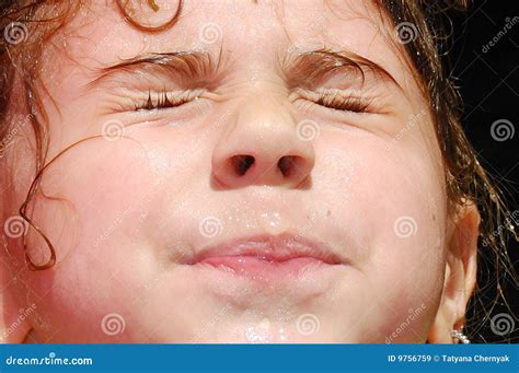 Wet Face Royalty Free Stock Images Image 9756759