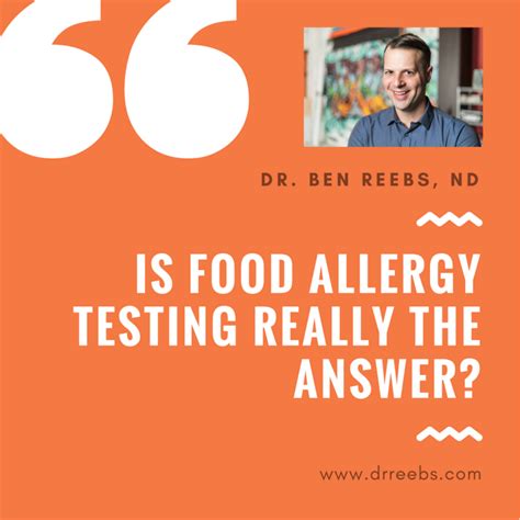 After blood is collected, response to how can i find food sensitivity testing near me? Is Food Allergy Testing Really the Answer? | Dr Ben Reebs ...