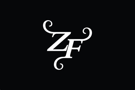 Monogram Zf Logo V2 Graphic By Greenlines Studios · Creative Fabrica