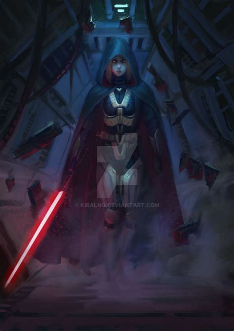 Commission Swtor Sith Lady By Kiralng On Deviantart