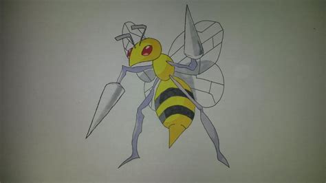 How To Draw 15 Beedrill Pokemon Youtube