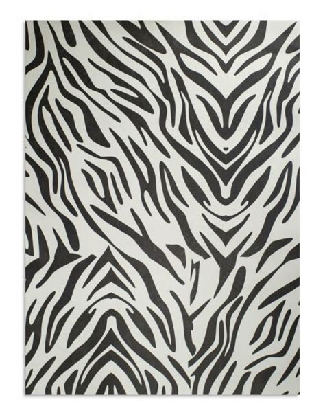Zebra Print Handmade Decorative Paper 100 Recycled Cotton 22 X 30