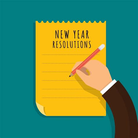 New Year Resolutions 2213968 Vector Art At Vecteezy