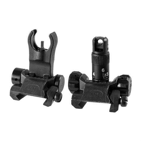 Lewis Machine And Tool Ar 15 Back Up Iron Sight Kit Metric Black Brownells