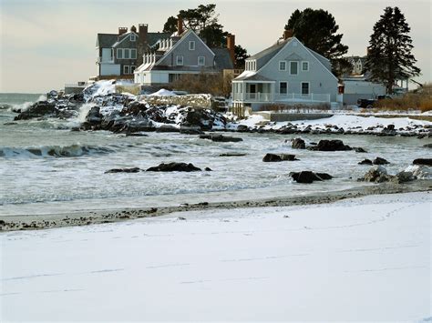 Kennebunkport In The Winter Лодка