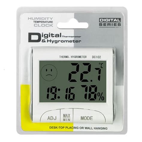 Termômetro Digital Higrômetro Medidor De Umidade Medidor De Temperatura