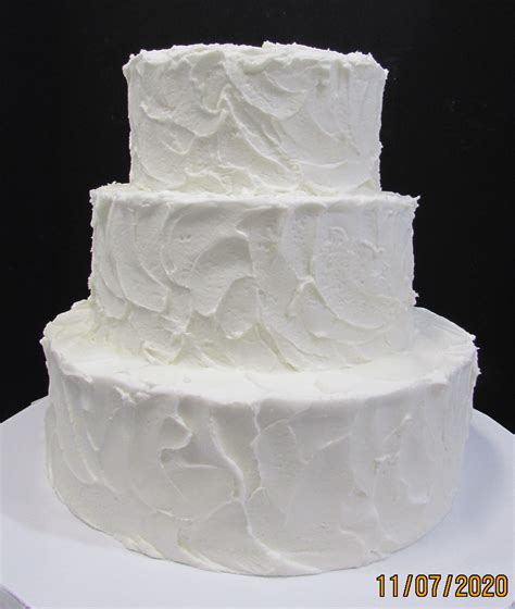 Rough Iced Three Tier Wedding Cake Traditional Wedding Cakes Wedding