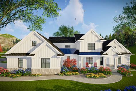 Check spelling or type a new query. Modern Farmhouse Plan with 3-Car Side-Entry Garage ...