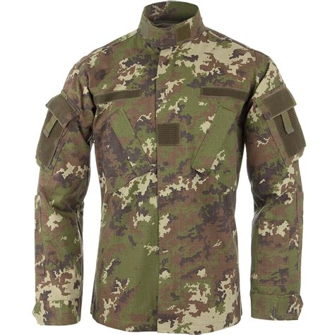 Army Tactical Combat Mens Acu Shirt Ripstop Cotton Vegetato Woodland