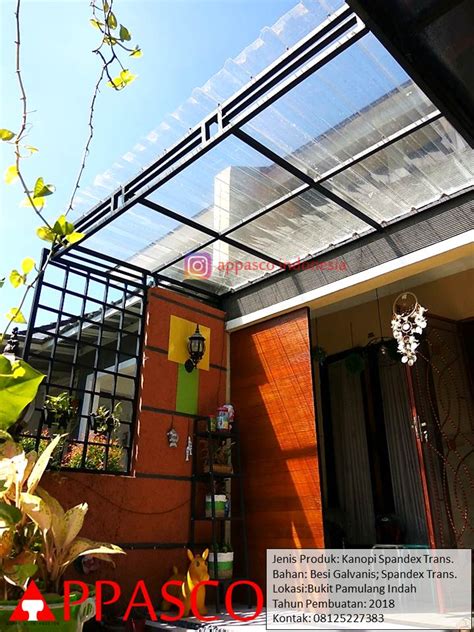X lite merupakan bahan yang relatif murah. Kanopi Teras Minimalis dengan Atap Spandek Transparan ...