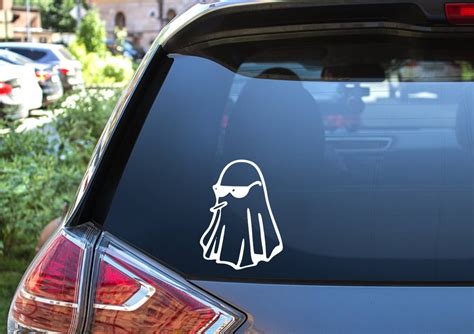 Ghost Smoking Cigarette Doodle Decal Doodle Sticker Etsy