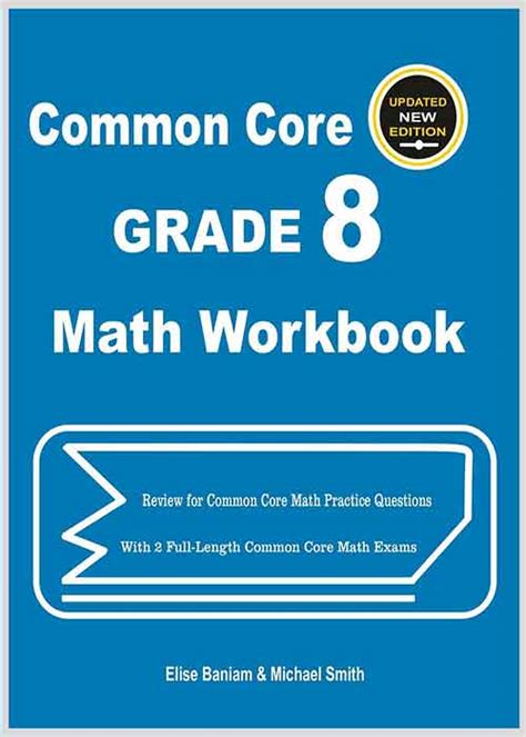 Common Core Grade 8 Math Workbook Review For Common Core Math Practice