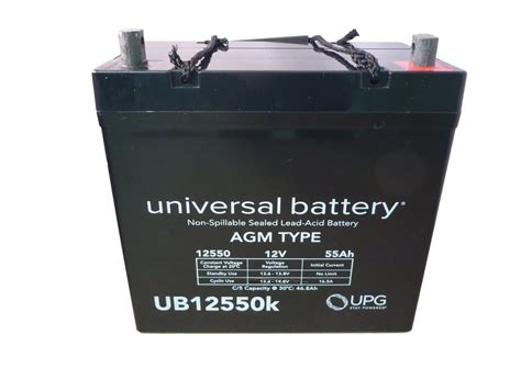 12v 55ah Sla Battery For Golden Technology Alante Mk 8g22nf