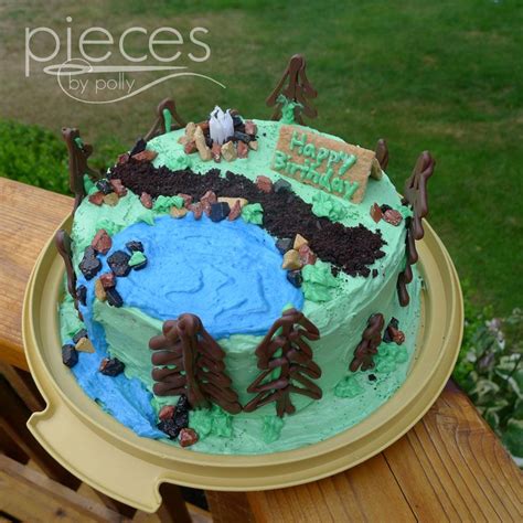 Pieces By Polly Hiking Cake Tips And Tricks Cake Boy Scout Cake