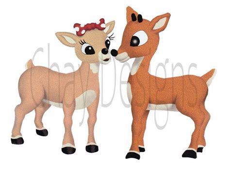 Rudolph The Red Nose Reindeer And Clarice Png File Rudolph The Red