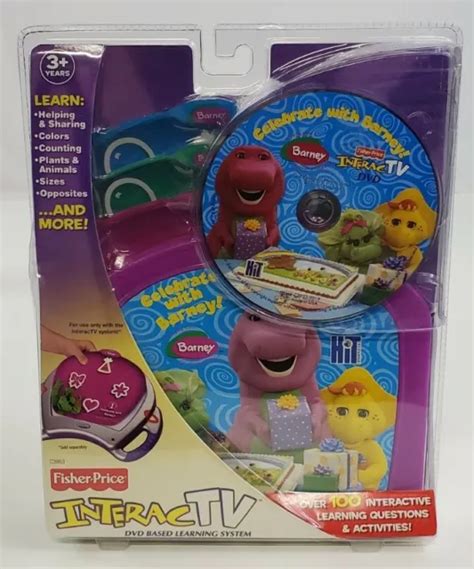 Fisher Price Interactv Dvd Based Learning Celebrate With Barney Baby