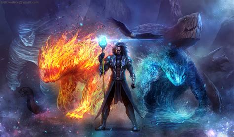 Elemental Summoner By Billcreative On Deviantart