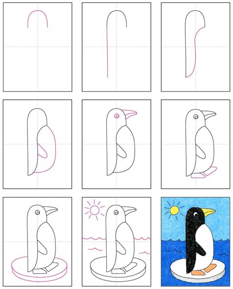 How To Draw A Penguin Step By Step For Kids And Beginners