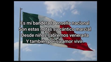 Toque De Bandera Mexicana Con Letra Versión Escolar Youtube
