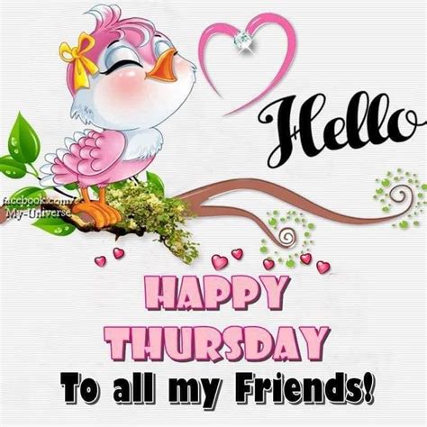 To All My Friends Happy Thursday Pictures Photos And Images For