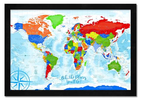 World Map For Kids Geojango Maps