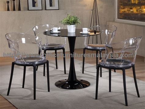 Free shipping on selected items. Modern Clear Acrylic Dining Chair And Glass Table Set