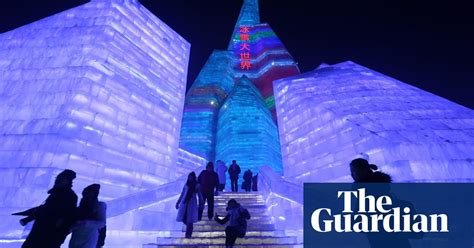 Ice Palaces And Neon Slides At China Snow Festival In