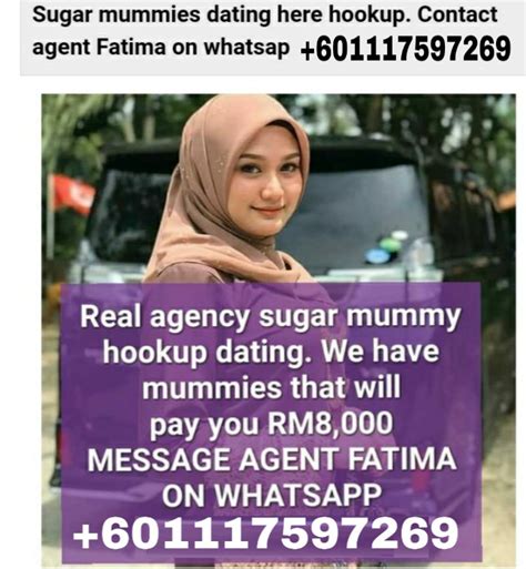 Trusted Malaysia Sugar Mummy Pay You Rm8000 Contact Agent Fatima On