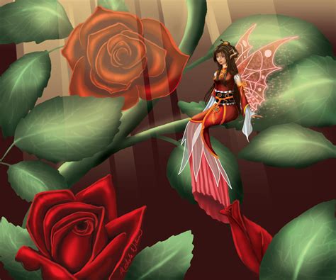 Rose Fairy By Sparkout1911 On Deviantart