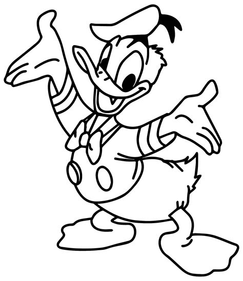 Desenhos Do Pato Donald Para Colorir Pop Lembrancinhas