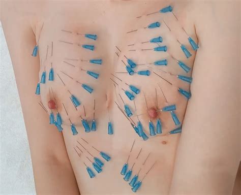 Nipple Piercings During Her Orgasm Needle Play Bdsm Thisvid Com